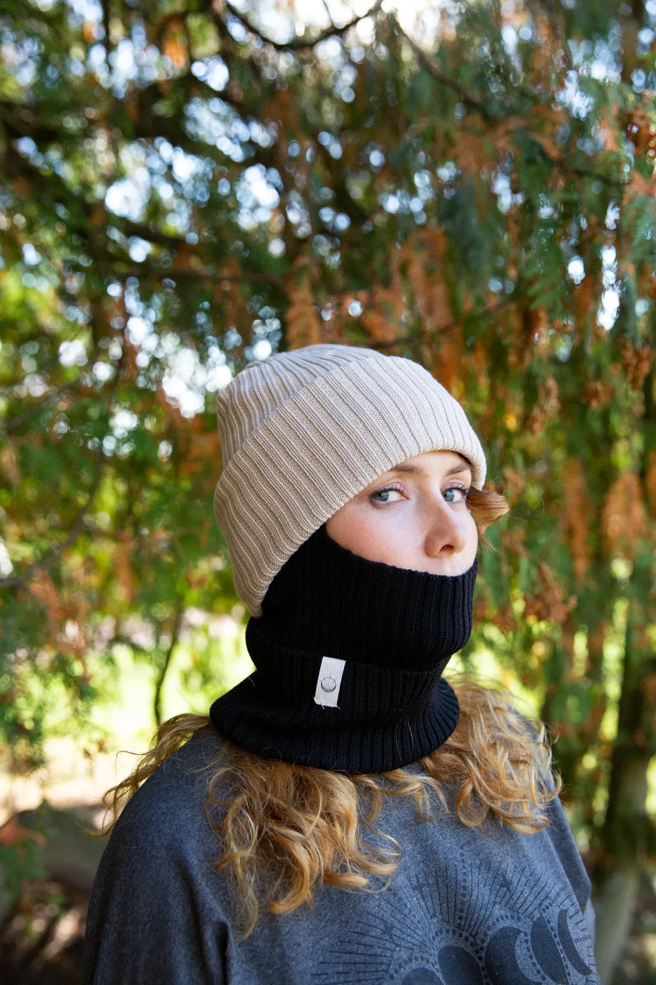 Balaclava Beanie - Black