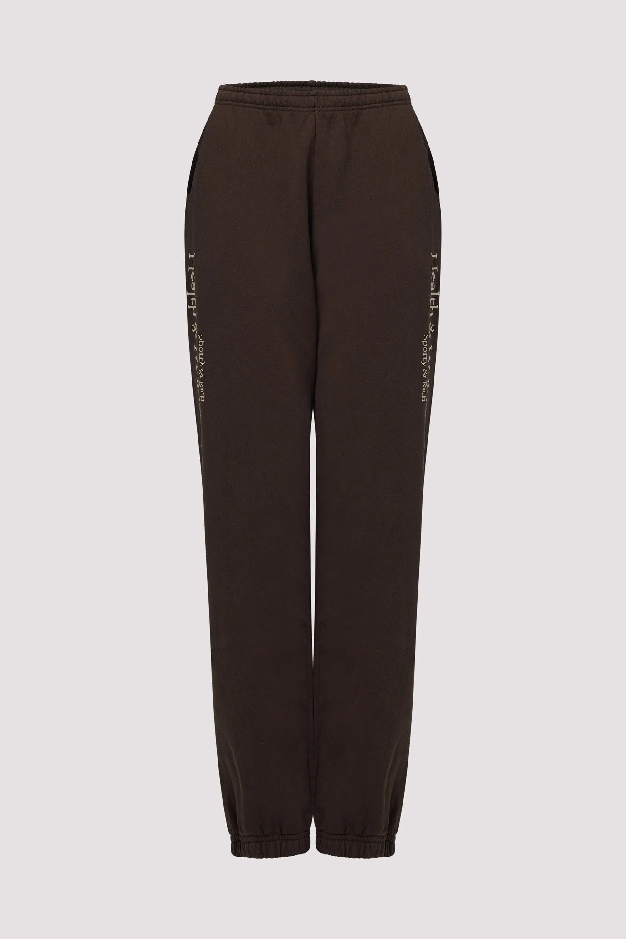Brown H&W Crest Sweatpant