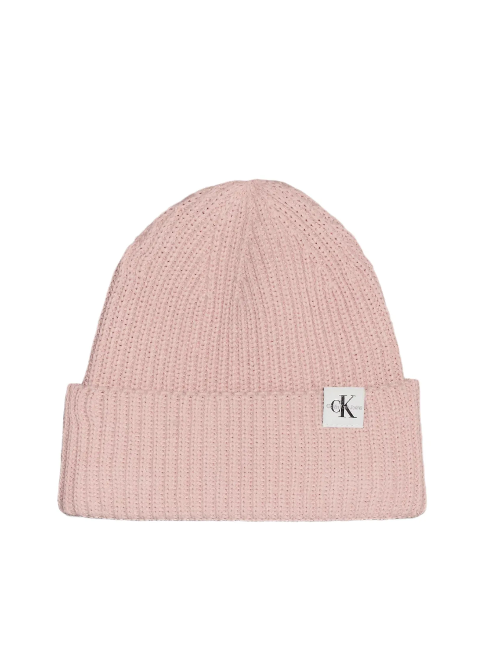 Calvin Klein - Monogram rib beanie, peach