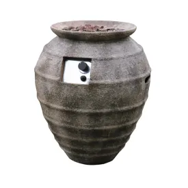 Campania Concrete Fire Pit Column