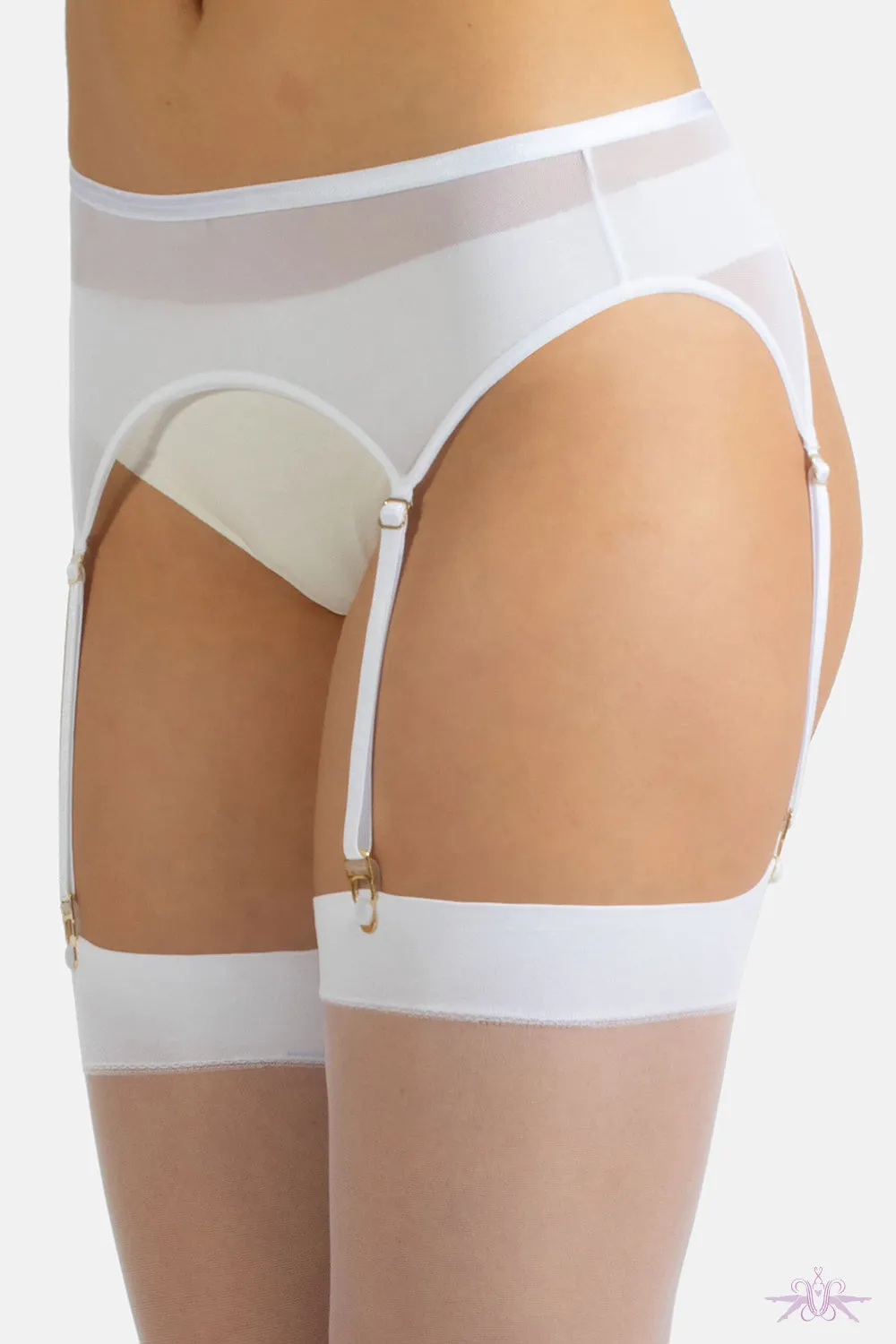 Cette Cristal White Stockings