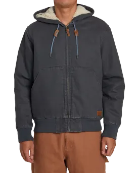 Chainmail Hooded Jacket in Garage Blue