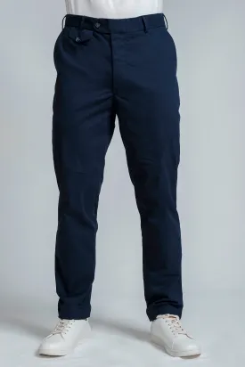 Crocodile Mens Slim Fit Chino Blue Night