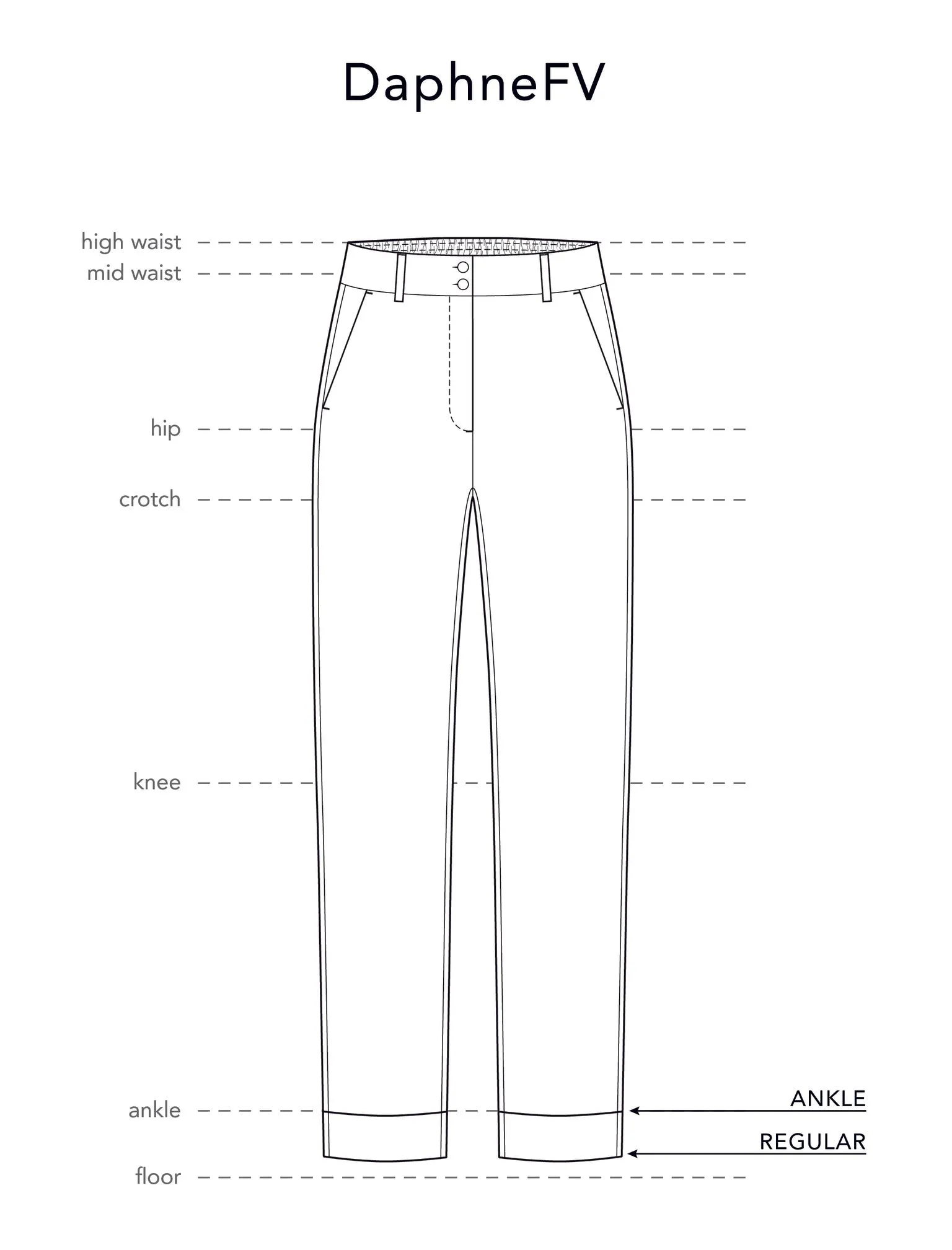 DAPHNE PANTS - FIVEUNITS - DAWN BLUE