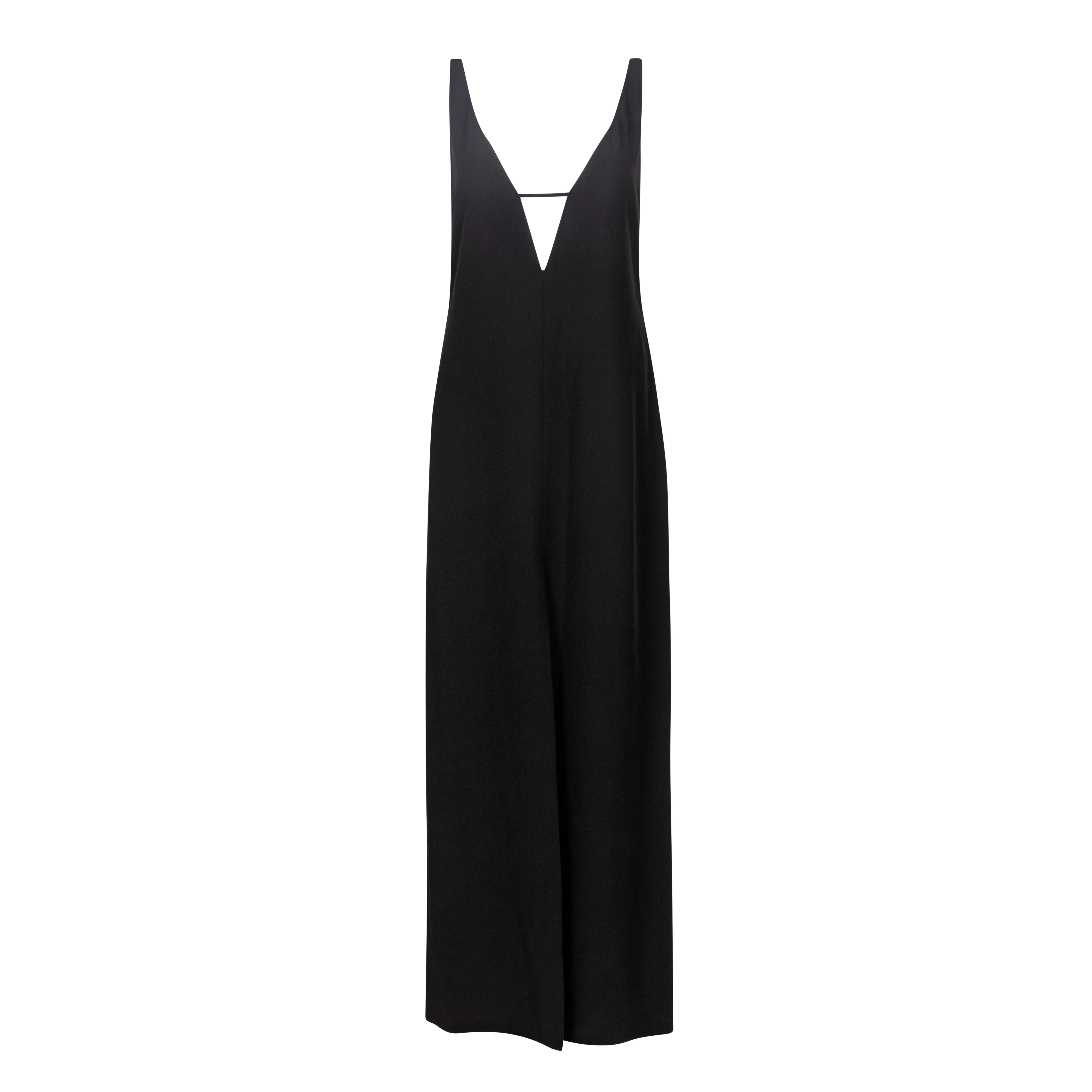 Deep V-Neck Slip Dress