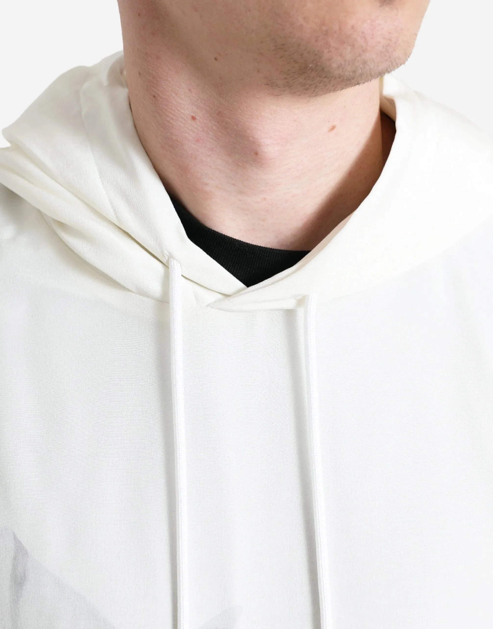 Floral Print Silk Hoodie