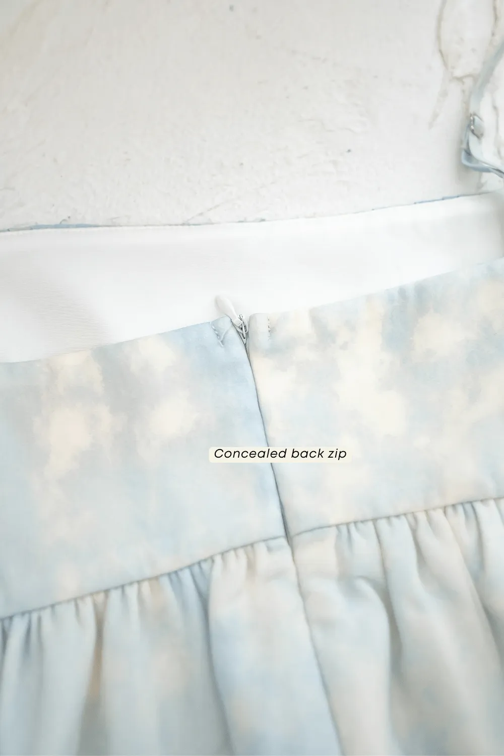 FRENCH DYE BABYDOLL DRESS IN BLUE