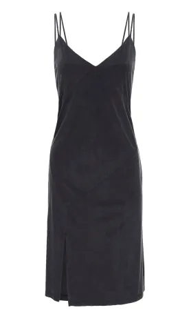 GABBY Soft Black Slip Dress