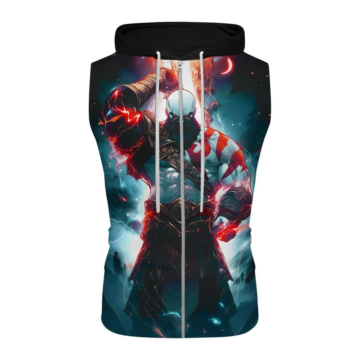 God Of War Sleeveless Pullover & Zip Hoodie