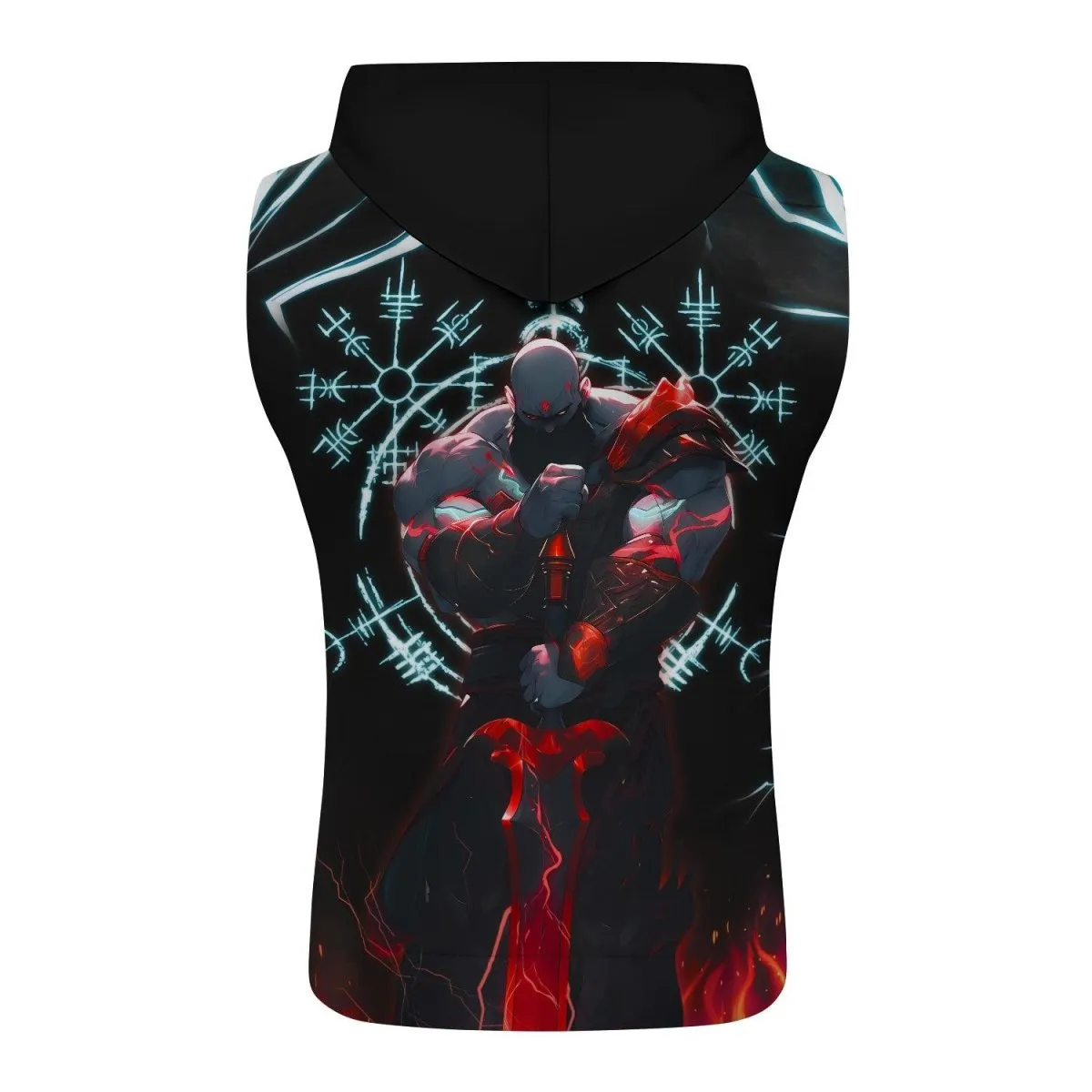 God Of War Sleeveless Pullover & Zip Hoodie