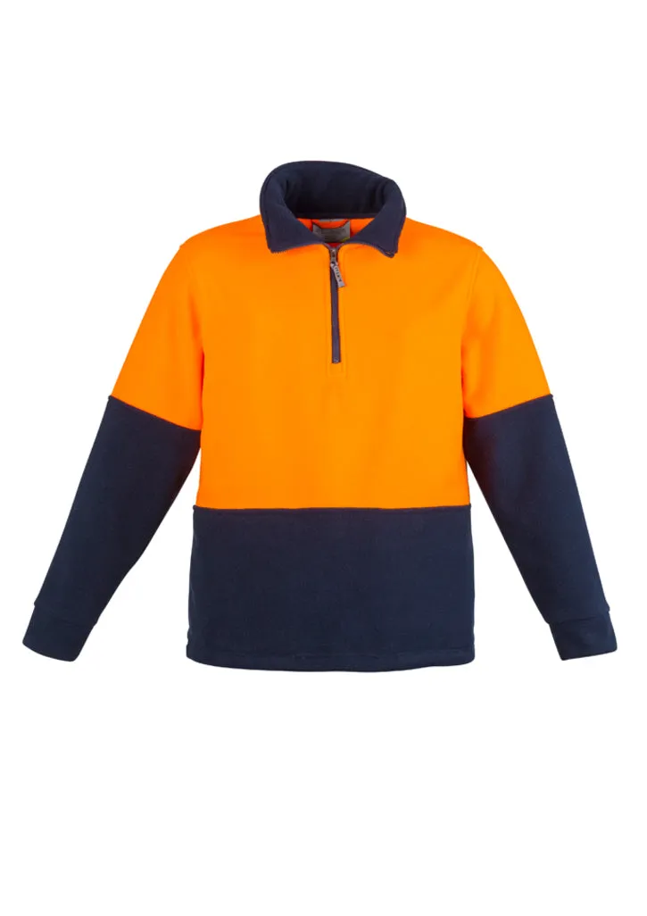 Hi Vis Half Zip Polar Fleece Jumper