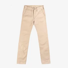 Iron Heart - IH-721 - 9oz Mercerised Selvedge Cotton Slim Tapered Chinos - Khaki