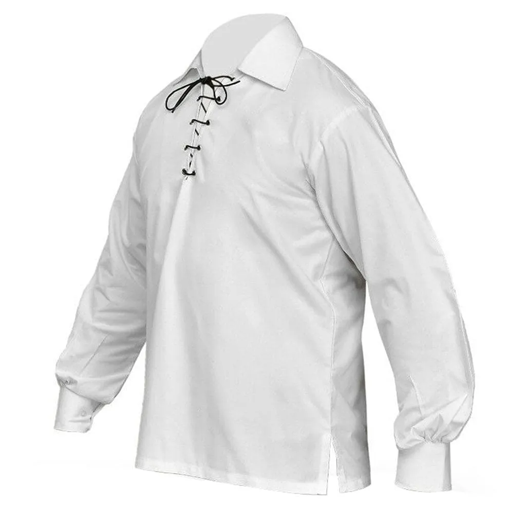Jacobite Shirt White Ghillie Shirt