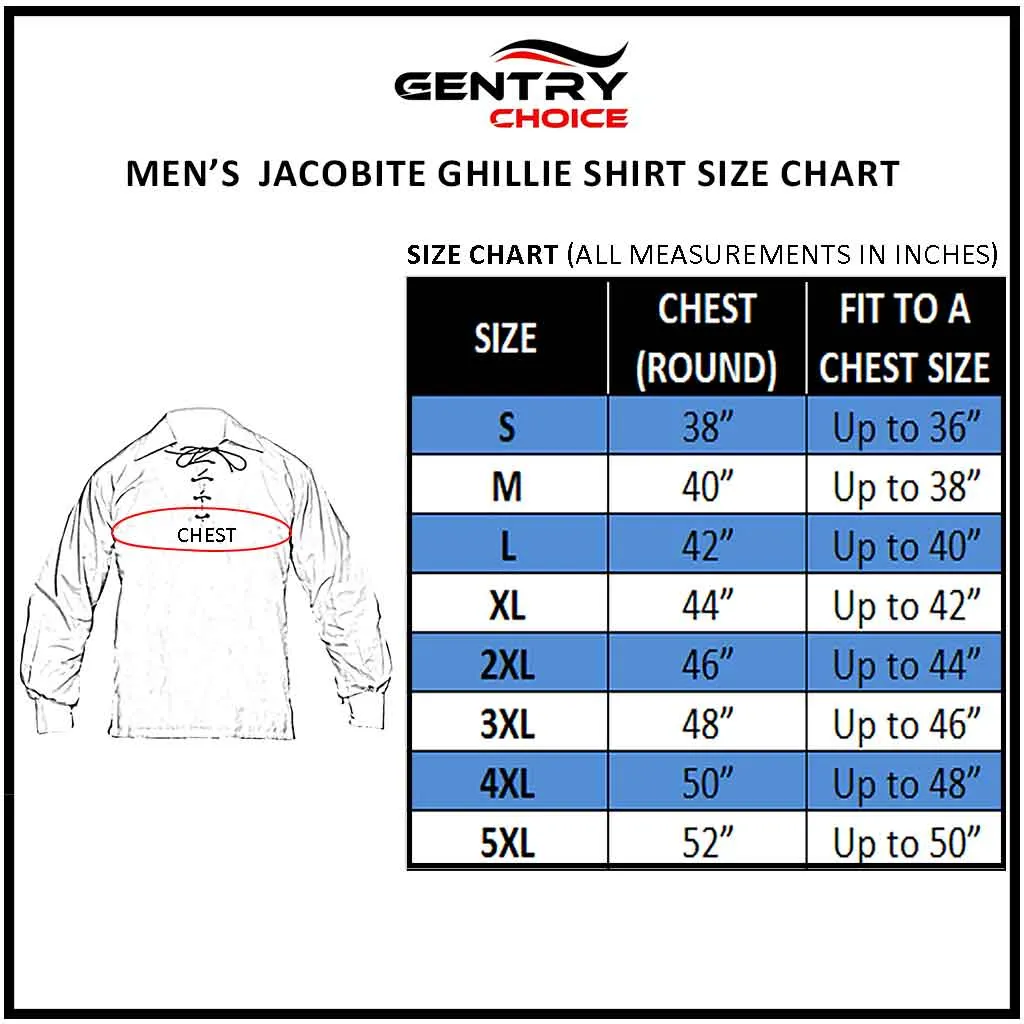 Jacobite Shirt White Ghillie Shirt