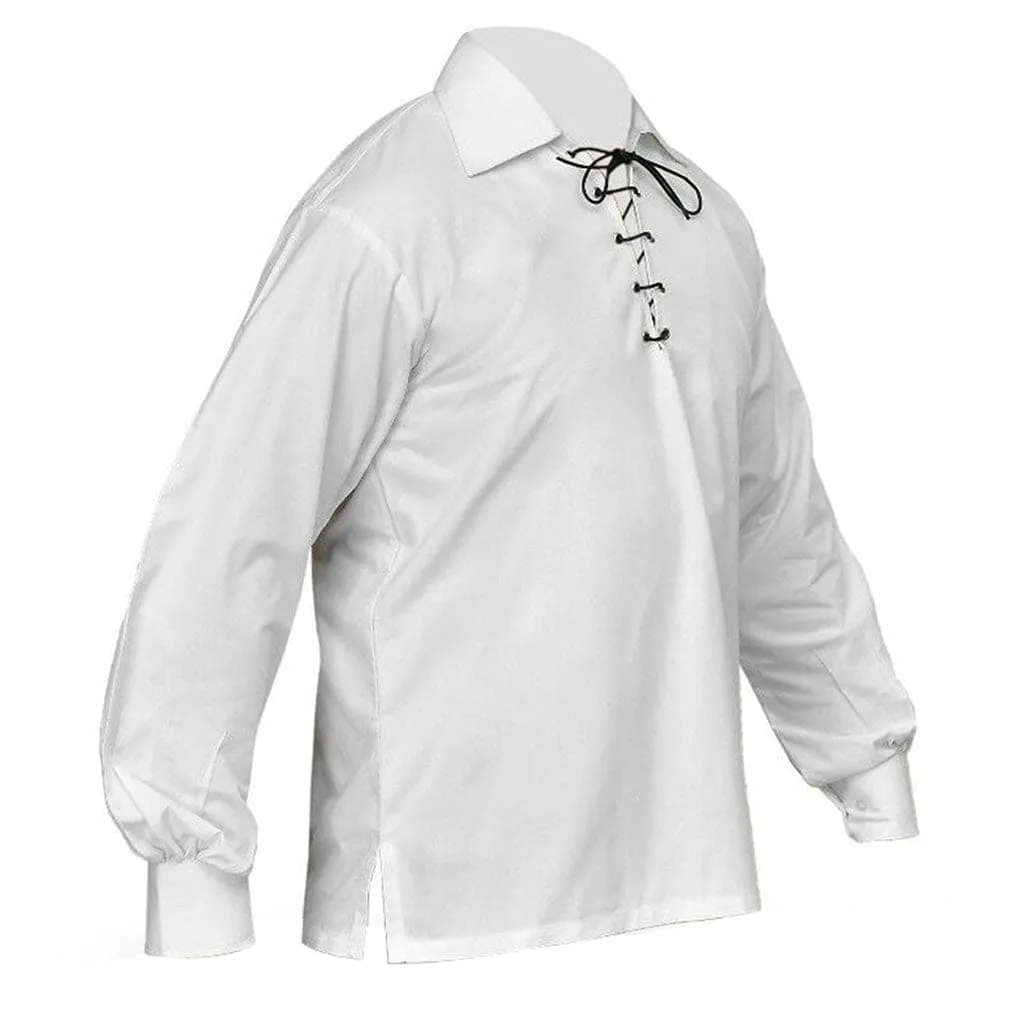 Jacobite Shirt White Ghillie Shirt