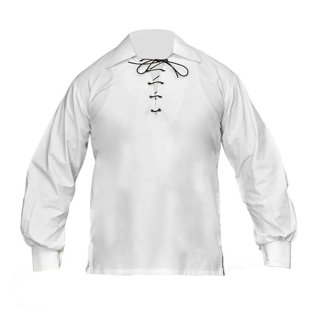 Jacobite Shirt White Ghillie Shirt