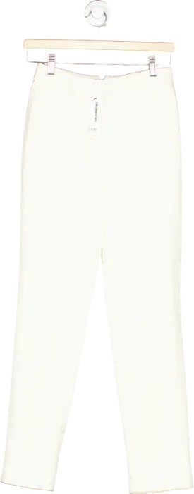 Lipsy White Tapered Trouser UK 8