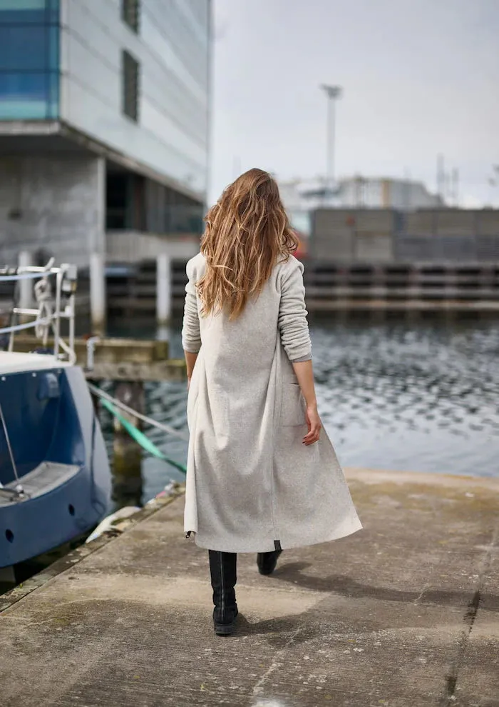 Long Cardigan Sand