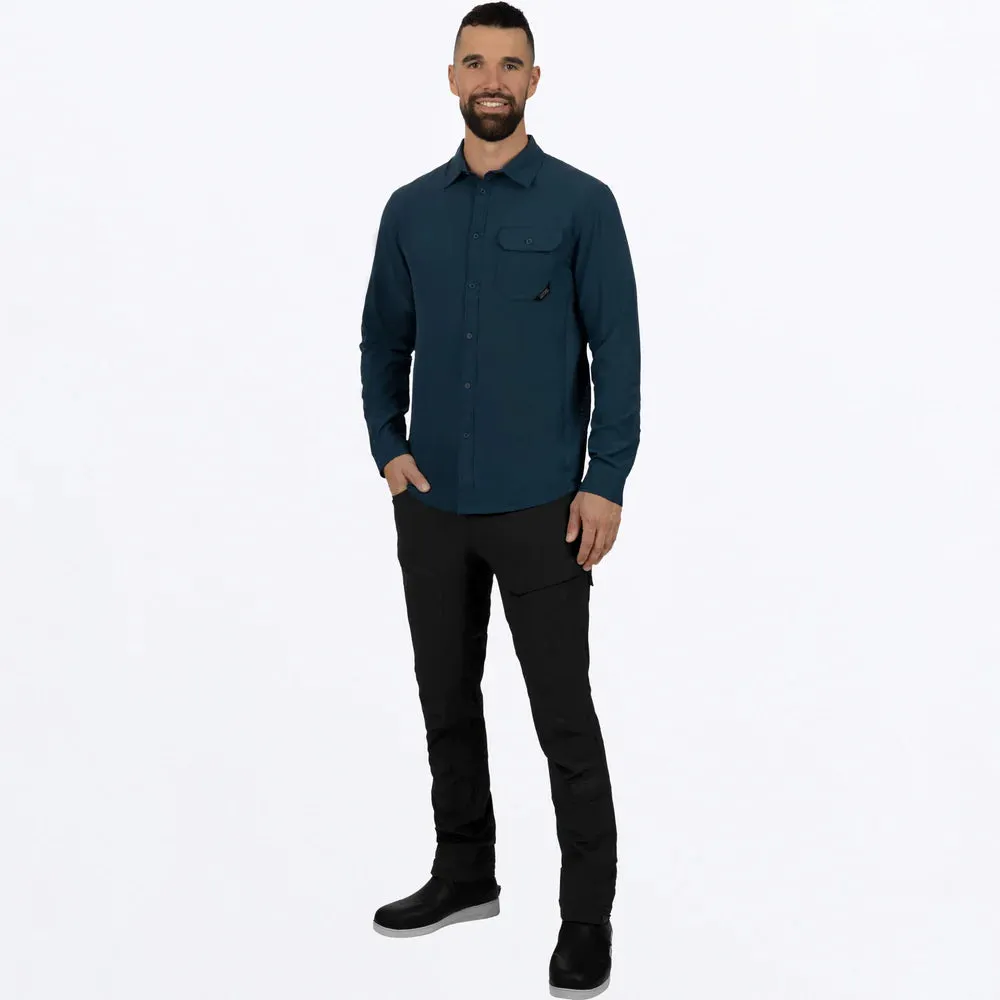 Long-Sleeved Shirt - FXR Men's Breeze Performance UPF Button-Up Shirt, 232043