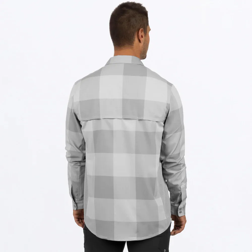 Long-Sleeved Shirt - FXR Men's Breeze Performance UPF Button-Up Shirt, 232043