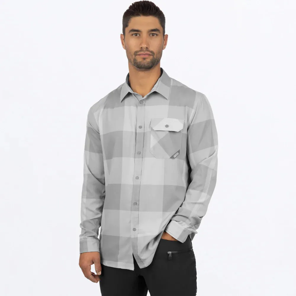 Long-Sleeved Shirt - FXR Men's Breeze Performance UPF Button-Up Shirt, 232043