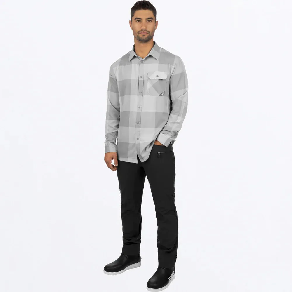 Long-Sleeved Shirt - FXR Men's Breeze Performance UPF Button-Up Shirt, 232043