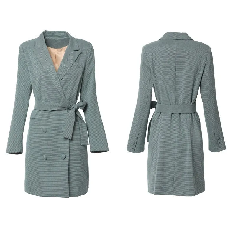 Luxury Light Mature Loose All-Around Plaid High-end Coat