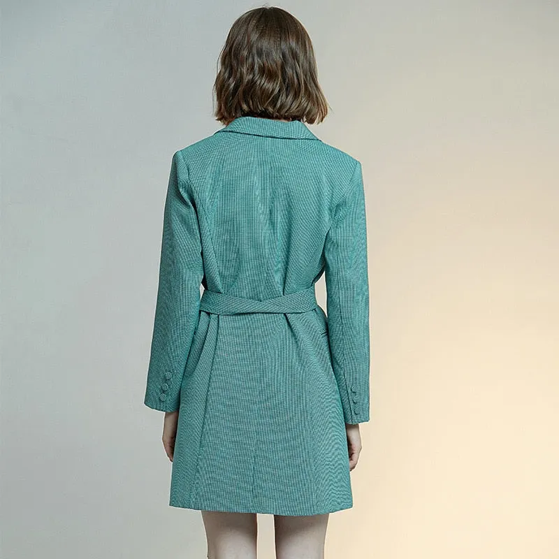 Luxury Light Mature Loose All-Around Plaid High-end Coat