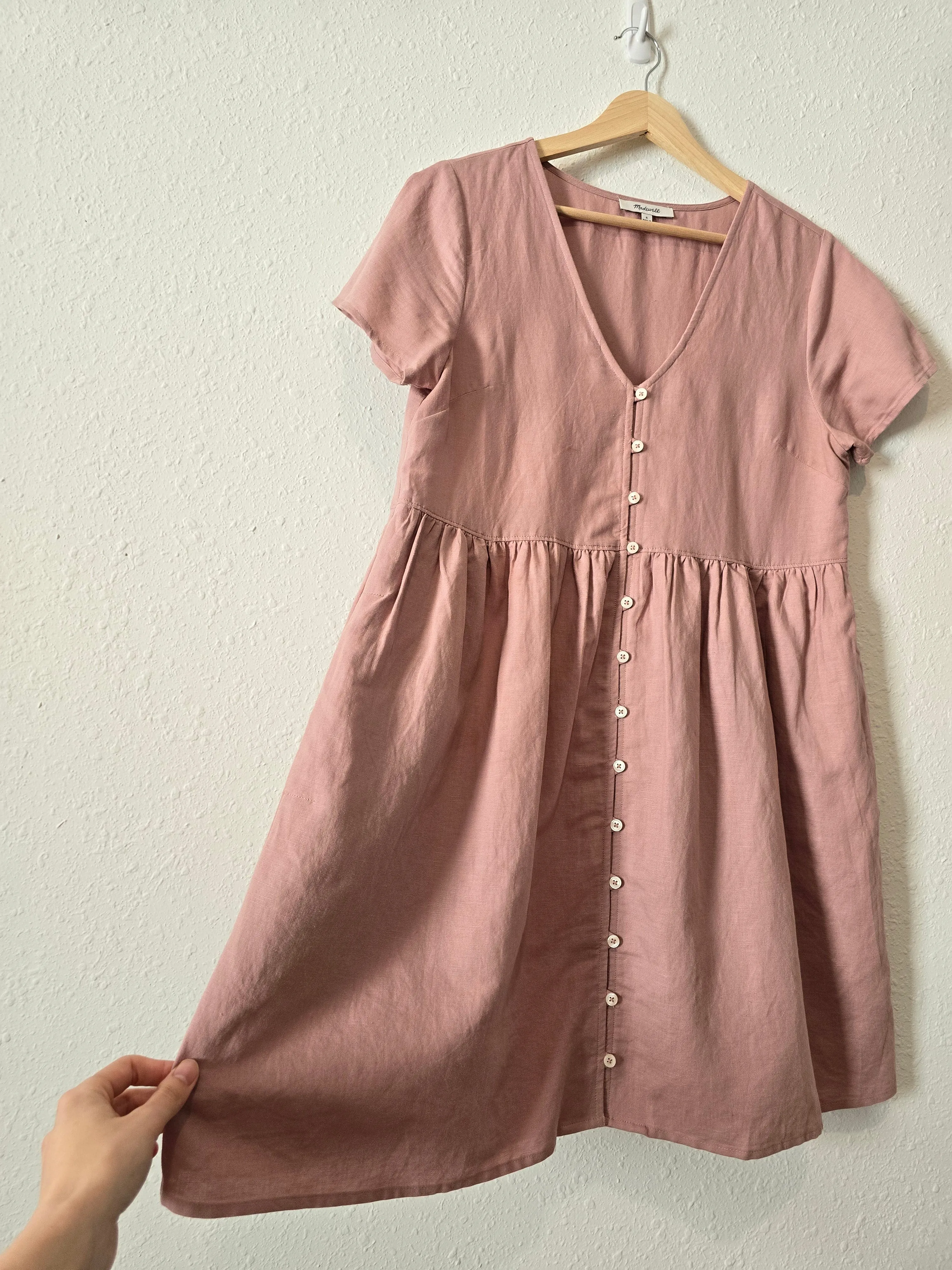 Madewell Linen Babydoll Dress (S)