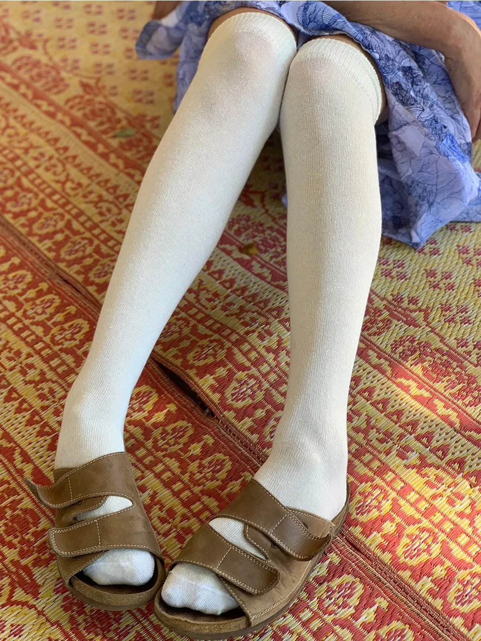 Milk Over-the Knee Socks