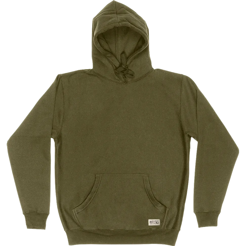 Northbound Supply Co. Mens Military Green Classic Pullover Hoodie