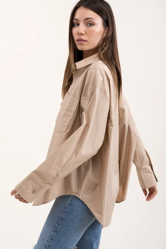 Off-Duty Button Down Shirt