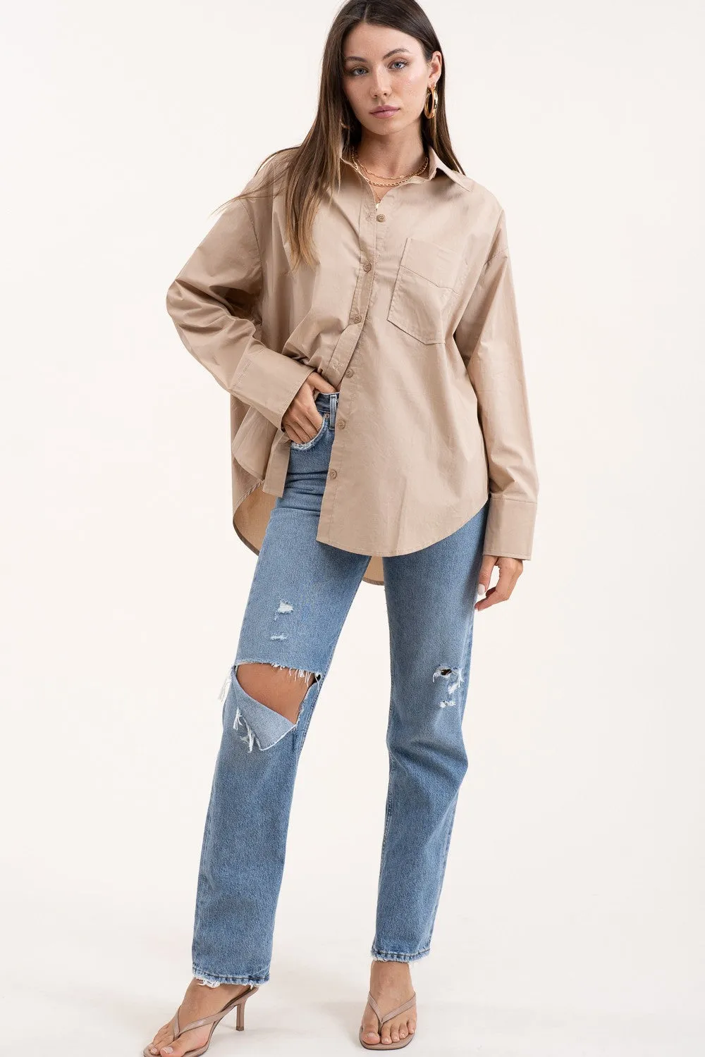 Off-Duty Button Down Shirt