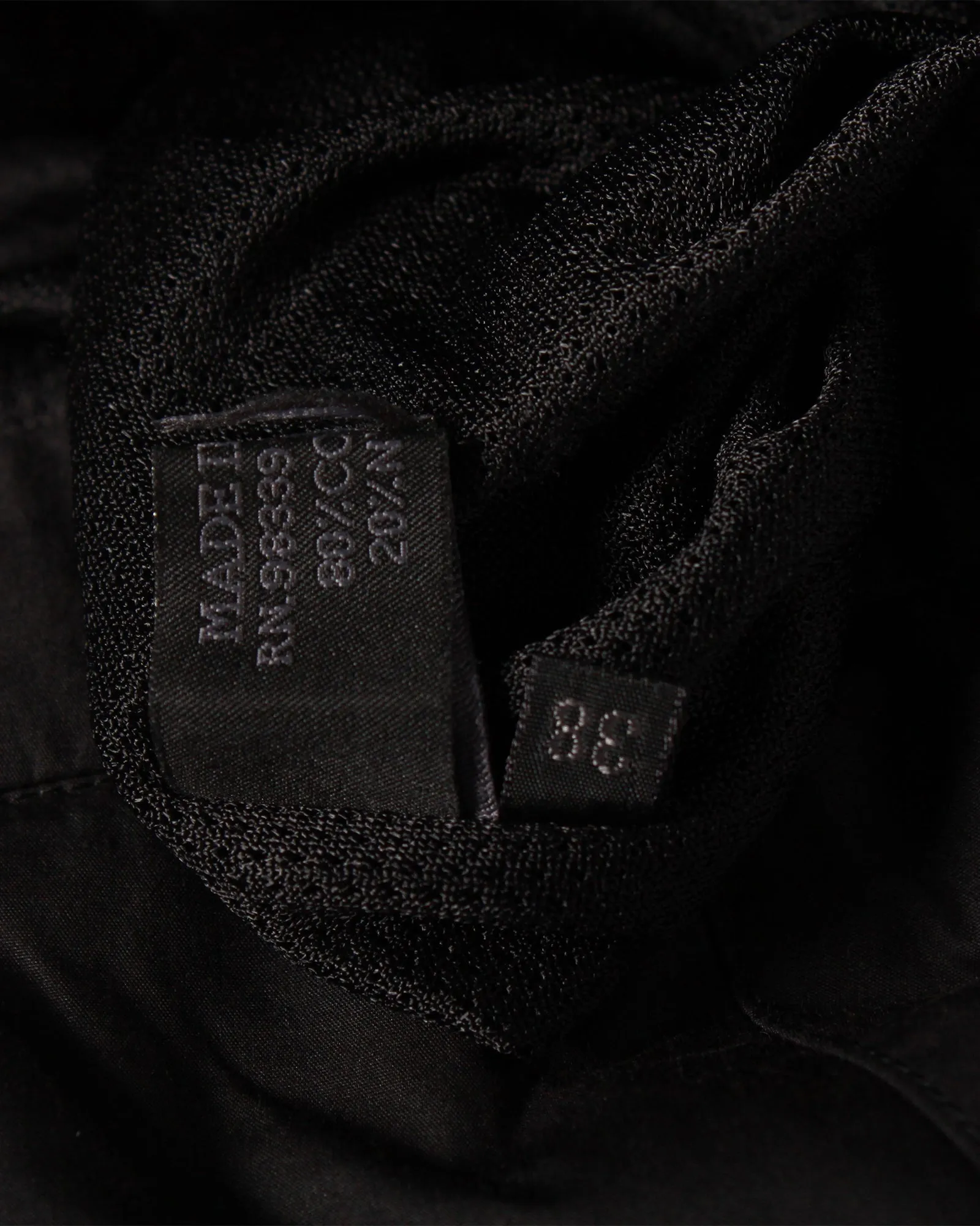 Prada Linea Rossa Straight Leg Trousers in Black Cotton Nylon