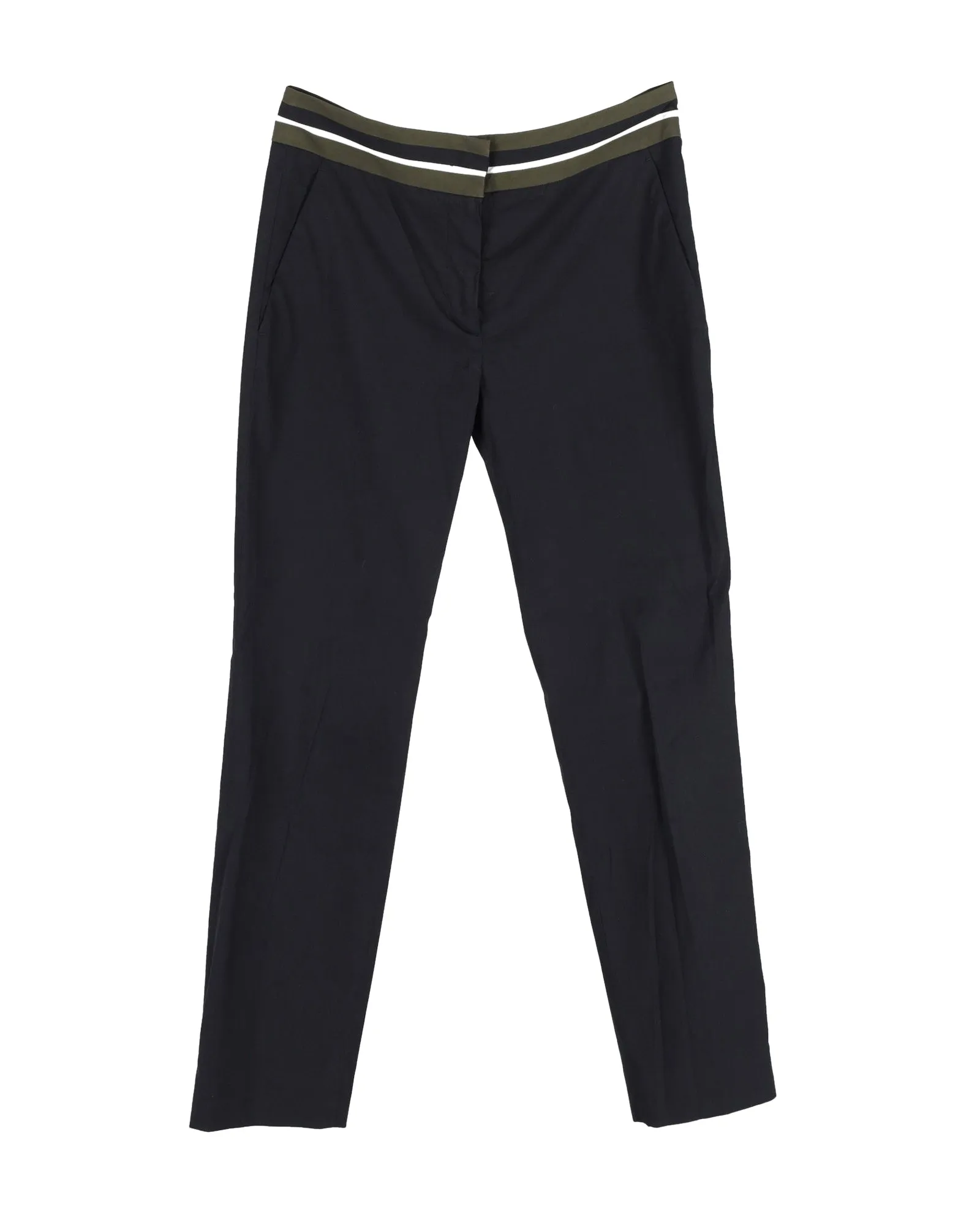 Prada Trousers in Black Cotton