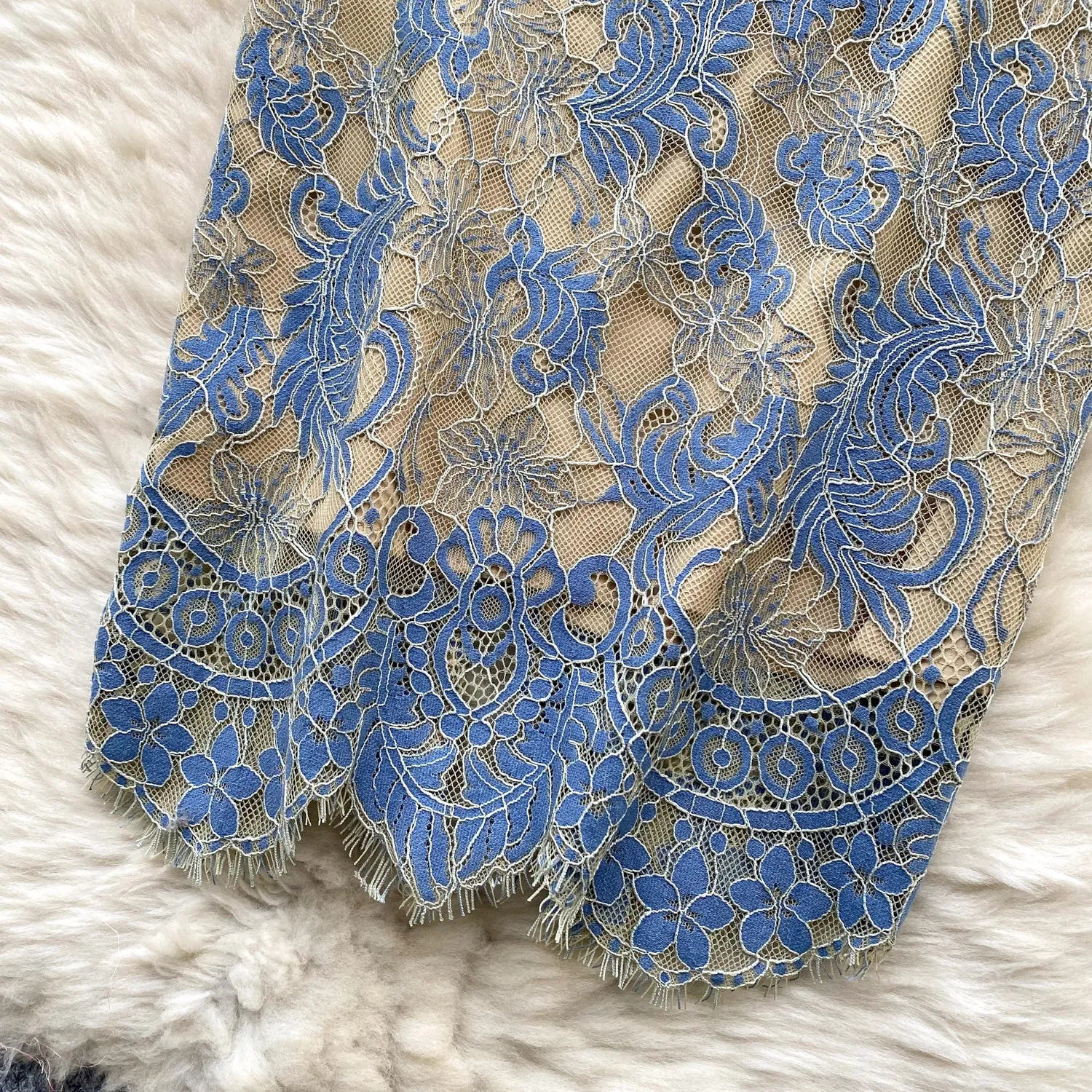 Premium Lace Embroidered Slip Dress