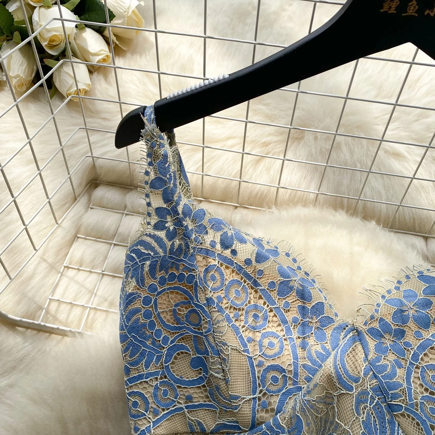 Premium Lace Embroidered Slip Dress