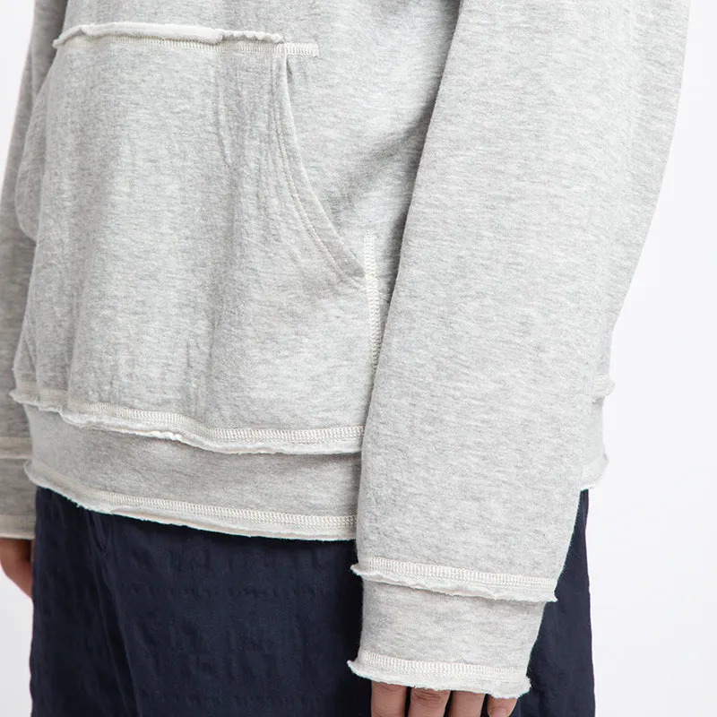 Raw Edge Big Game Hoodie - Heather Grey