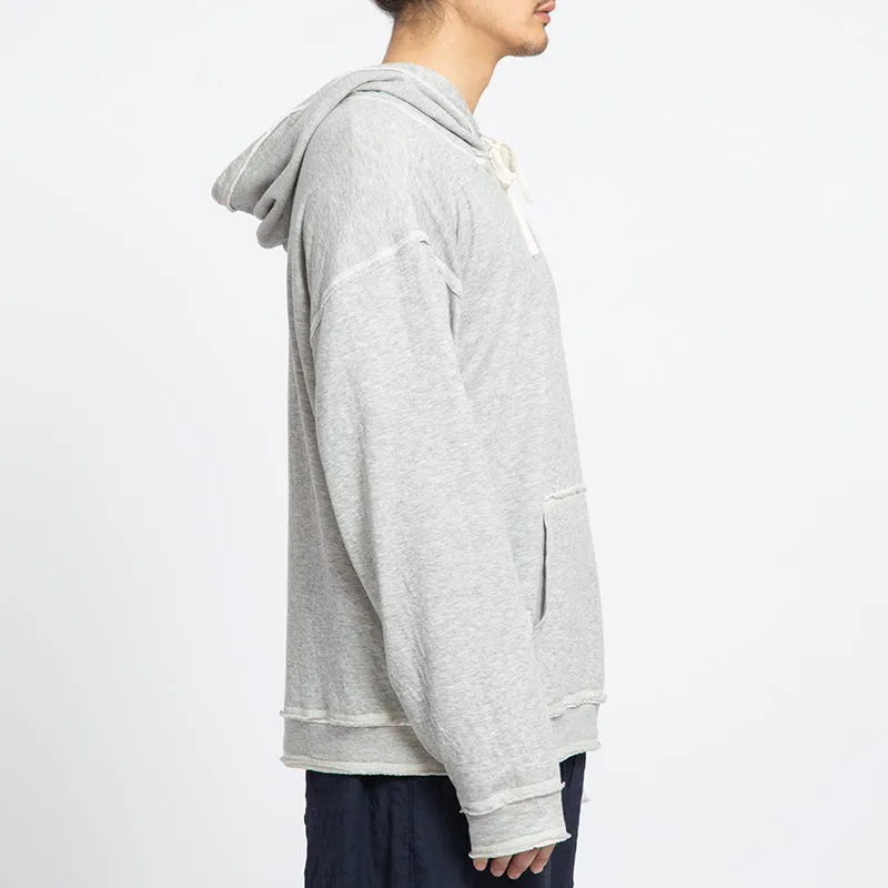 Raw Edge Big Game Hoodie - Heather Grey