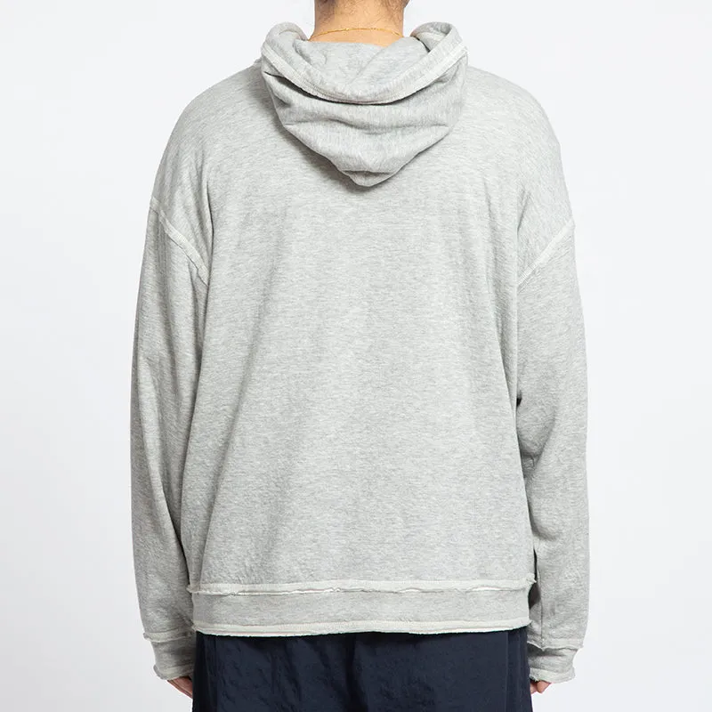 Raw Edge Big Game Hoodie - Heather Grey