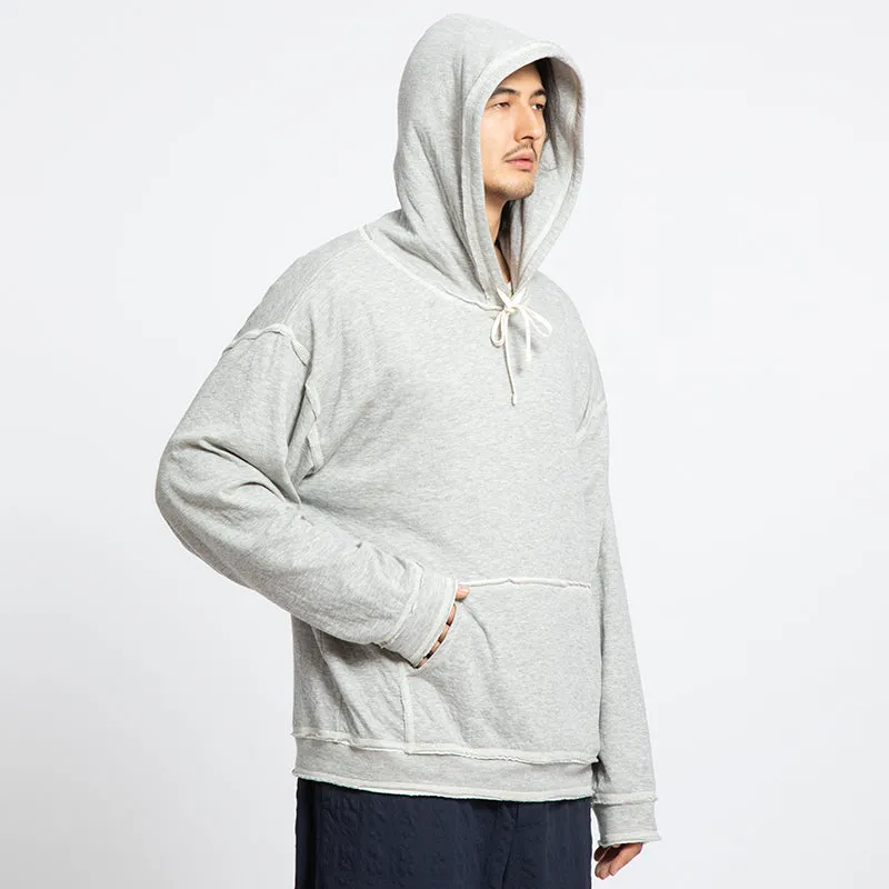 Raw Edge Big Game Hoodie - Heather Grey