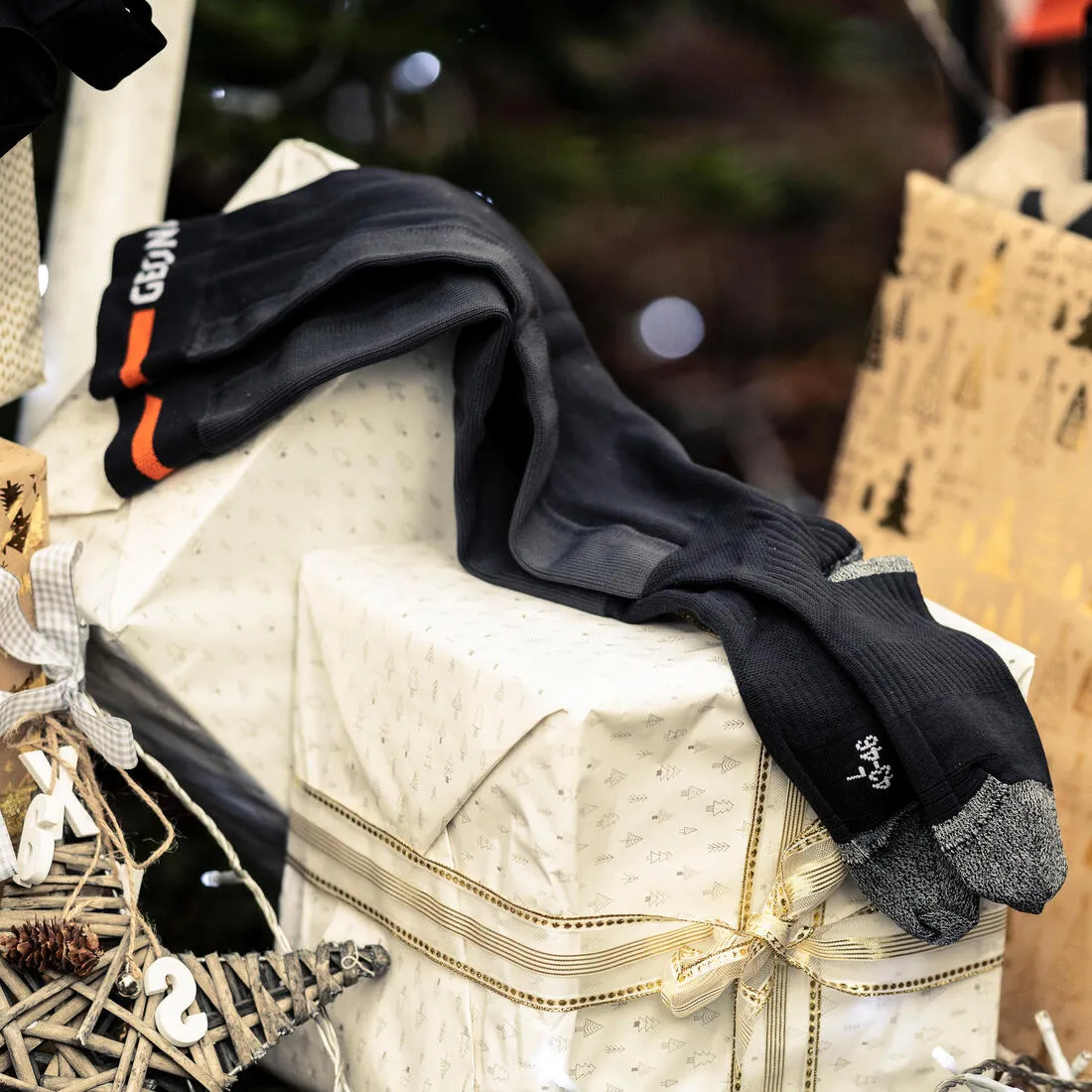 Reinforced Long Orienteering Socks - Black