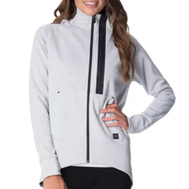 Rip Curl Anti-Series Flux Zip Through Jumper - Light Grey Heather