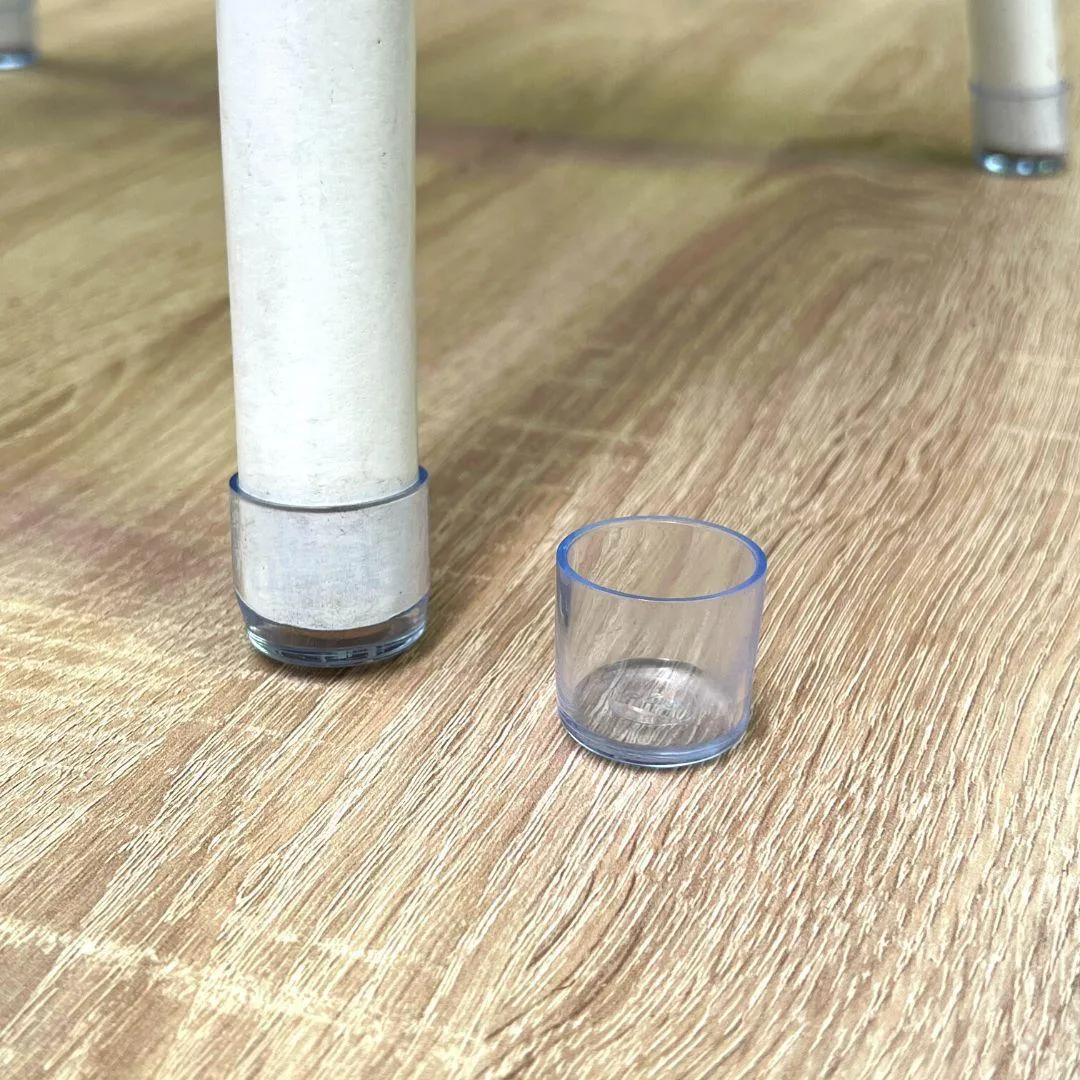 Round Silicone Chair Cap - Outdoor Furniture Leg Protection