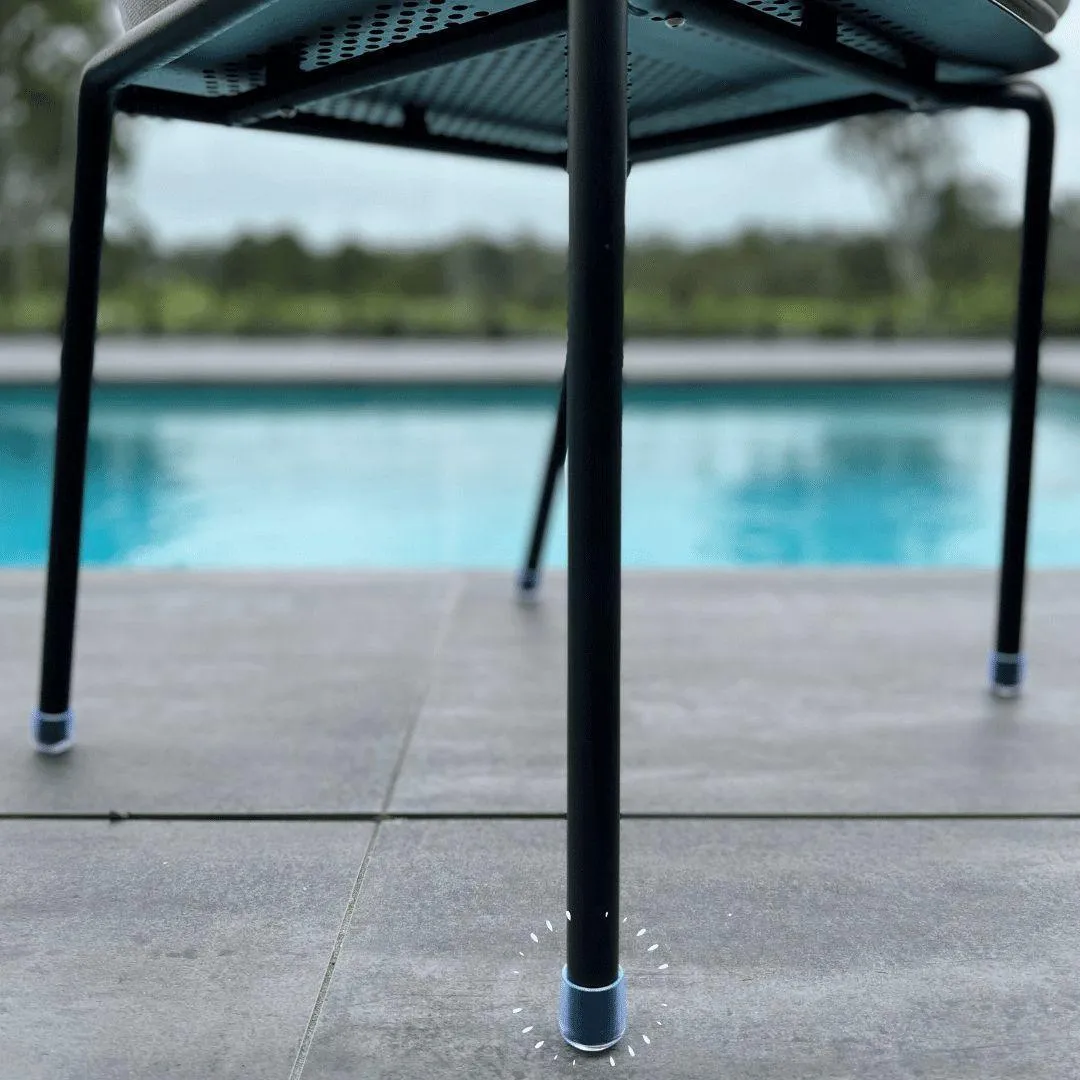 Round Silicone Chair Cap - Outdoor Furniture Leg Protection