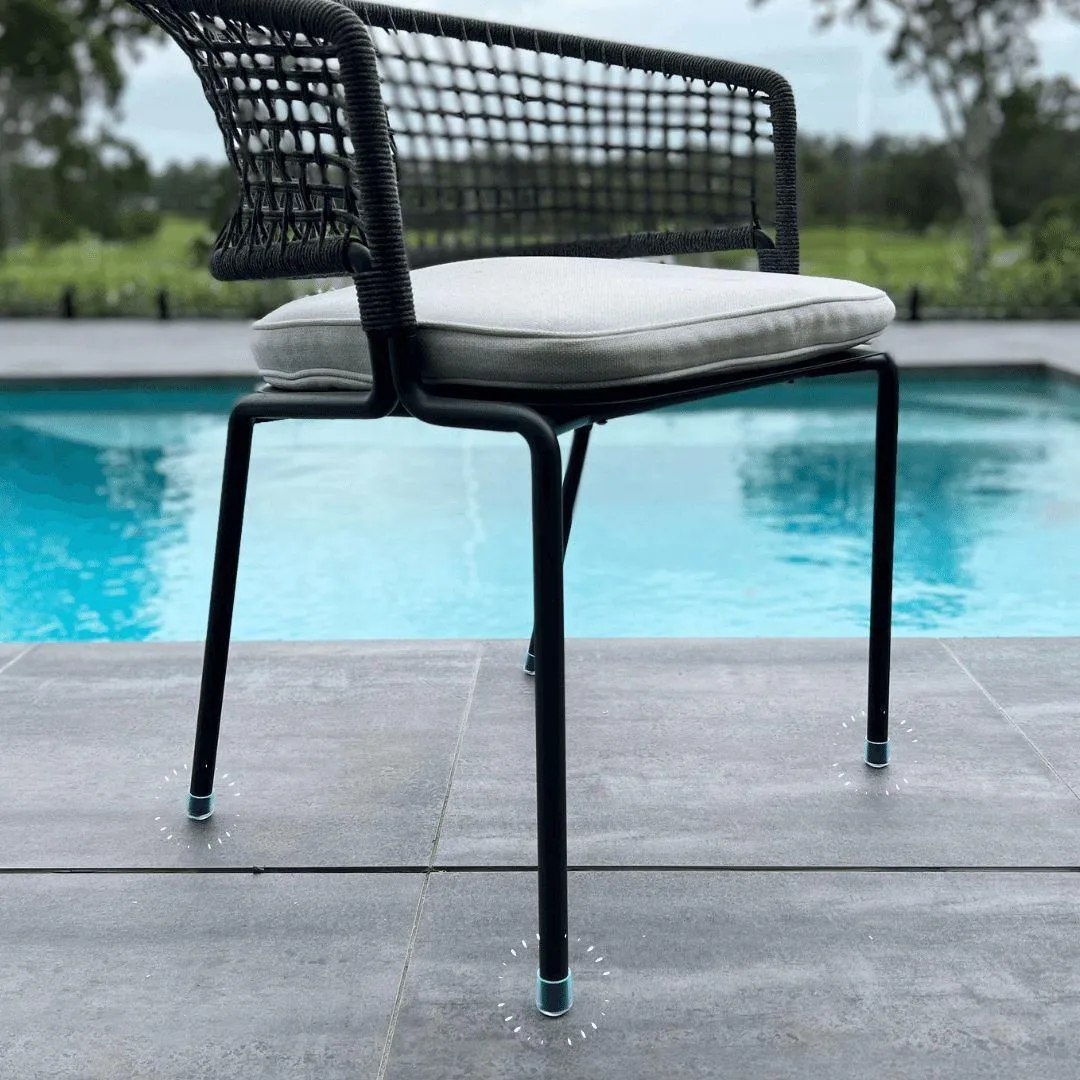 Round Silicone Chair Cap - Outdoor Furniture Leg Protection
