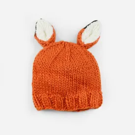 Rusty Fox Knit Hat - Orange