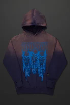 Sabbath Navy Graphic Printed Hoodie
