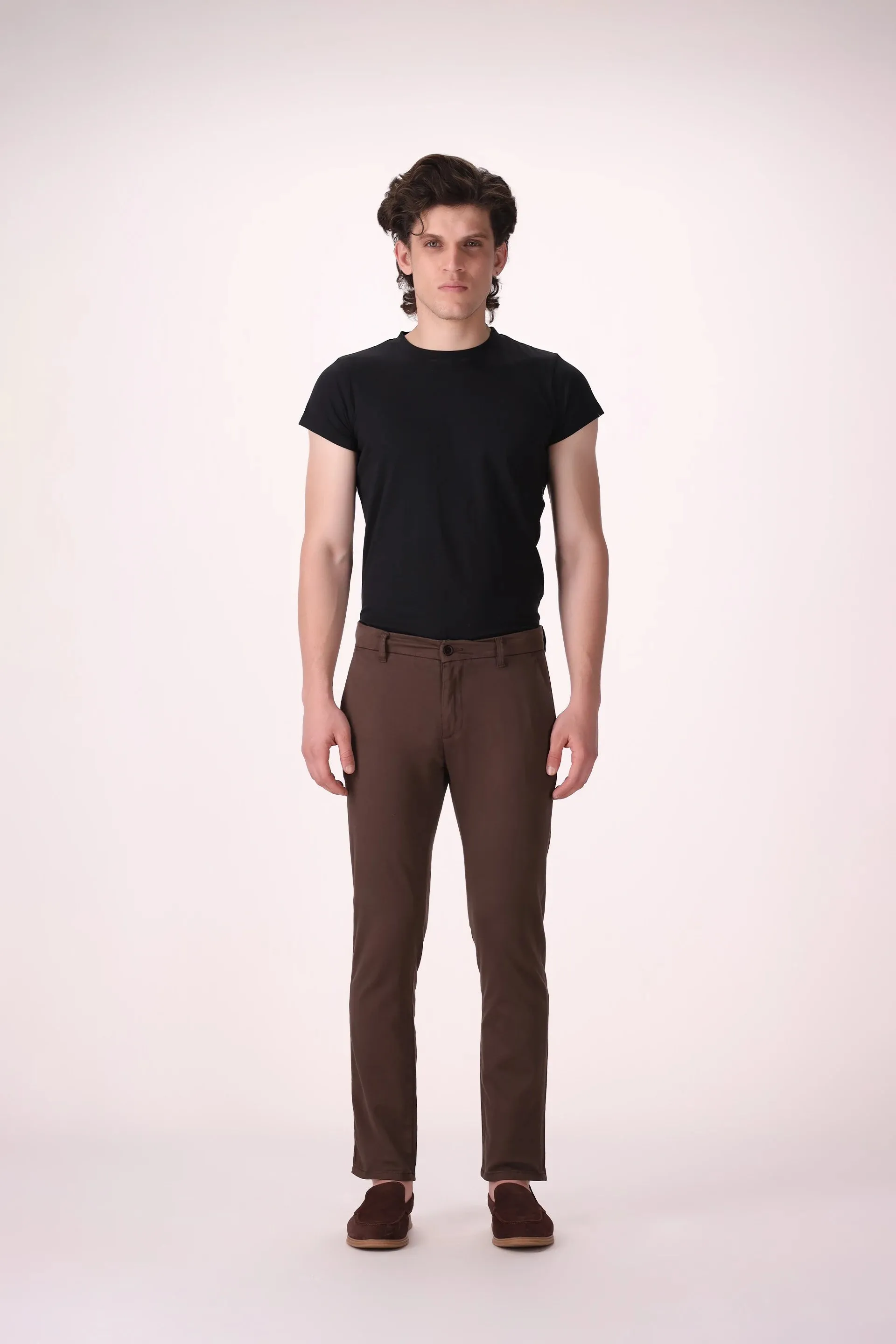 Stretch Slim Fit Chino Trousers