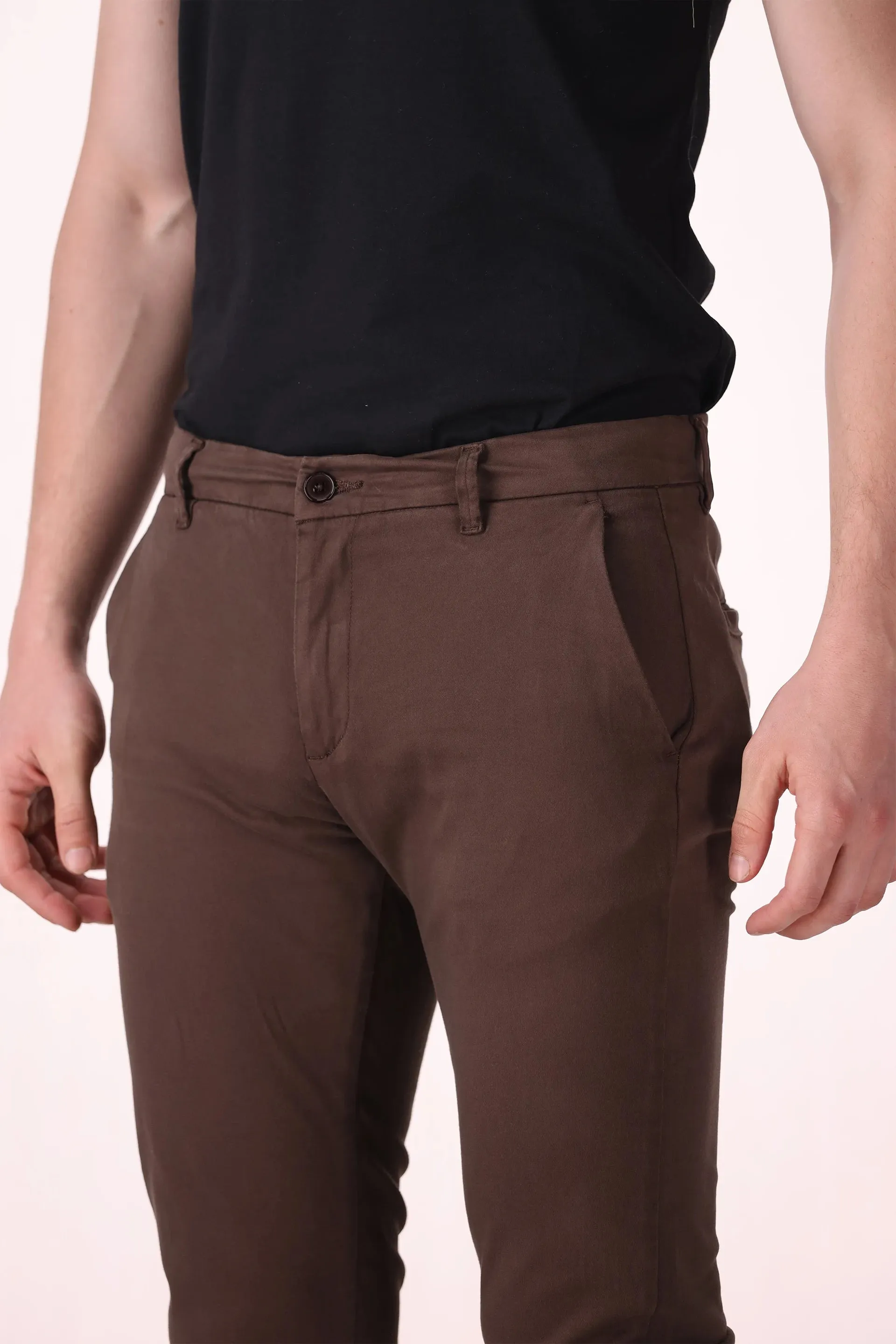 Stretch Slim Fit Chino Trousers